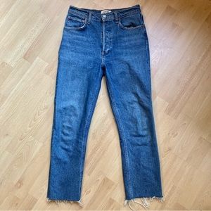 AGOLDE riley crop jeans